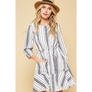 Stripes Dress with Pockets